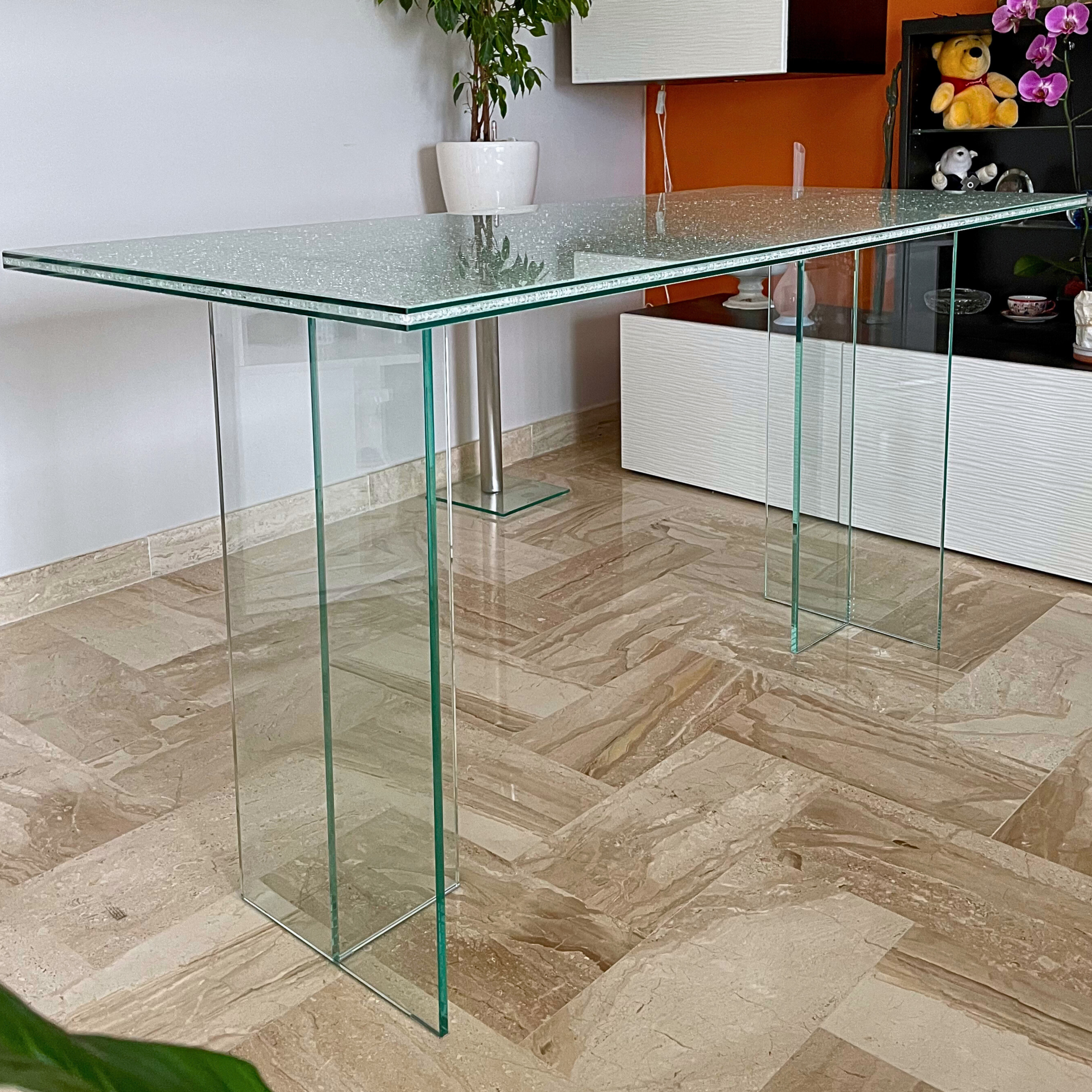 Table verre tri-feuilleté